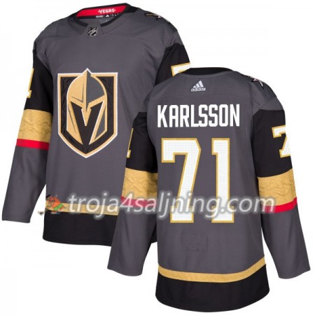 Vegas Golden Knights tröja William Karlsson 71 Adidas 2017-2018 Grå Authentic - NHL Tröjor Herr Vegas Golden Knights tröja William Karlsson 71 Adidas 2017-2018 Grå Authentic - NHL Tröjor Herr